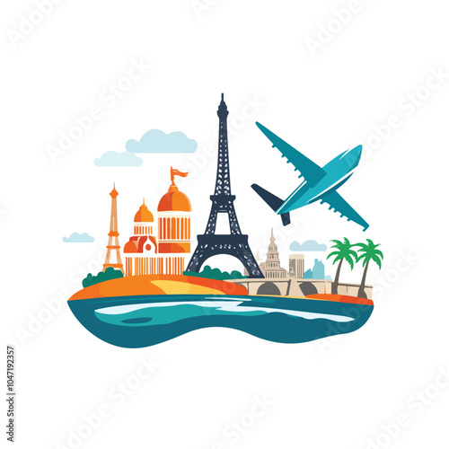 Travel Vector Logo Design Template for Branding and Marketing Collaterals