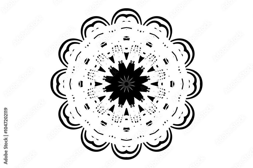 Spiritual mandala with central focus and radiating lines, perfect for meditation and decor
Spiritual mandala with central focus and radiating lines, perfect for meditation and decor