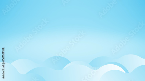 Abstract Wave & Blue Background 