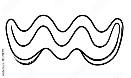 Line art of sound waves, music, spectrograms. Continuous line drawing of audio, musical, radio, disco, digital, stereo, voice, media, frequency, soundtracks, waveforms, volume, equalizers, wavy,
