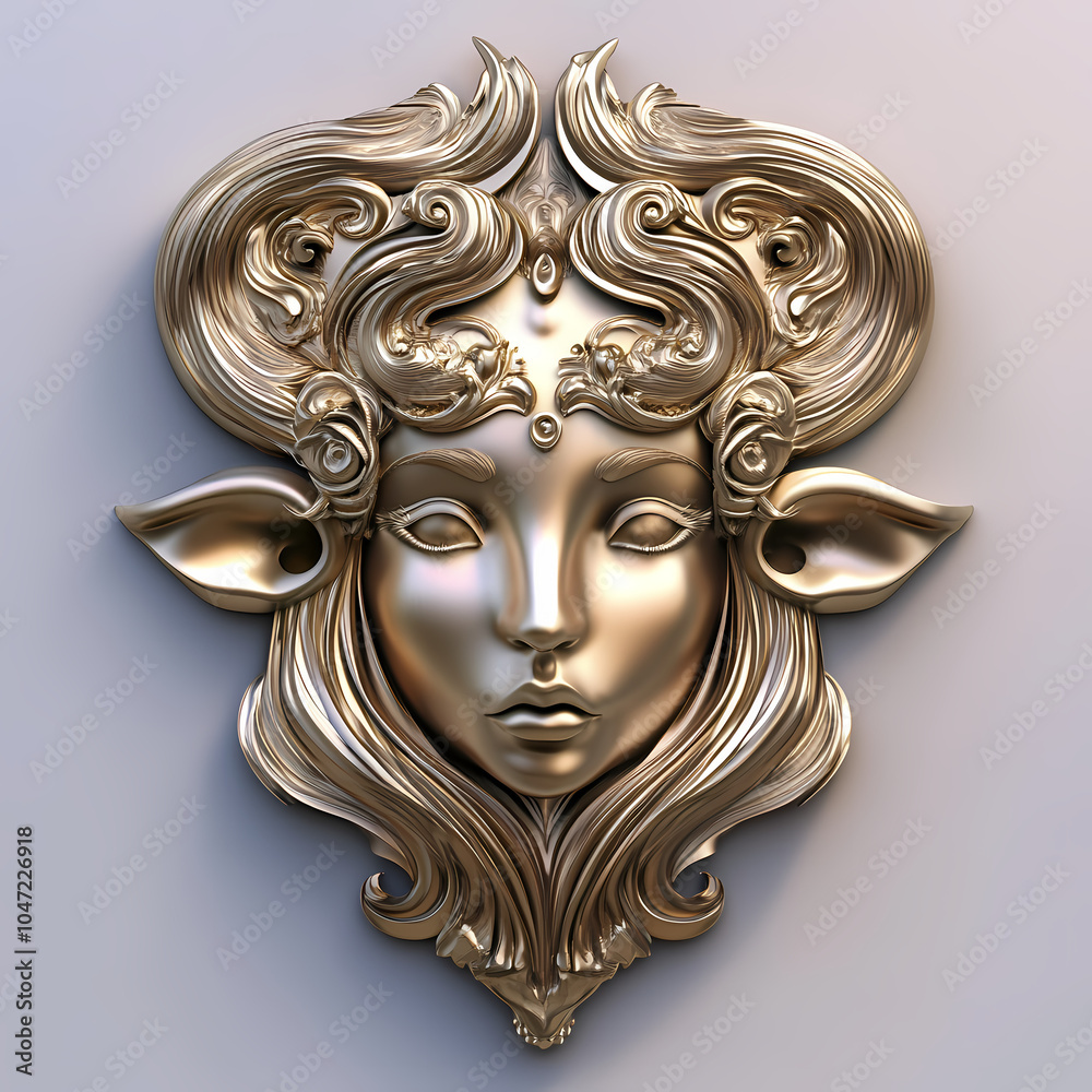 GEMINI zodiac 3d vector image GEMINI zodiac 3d vector image