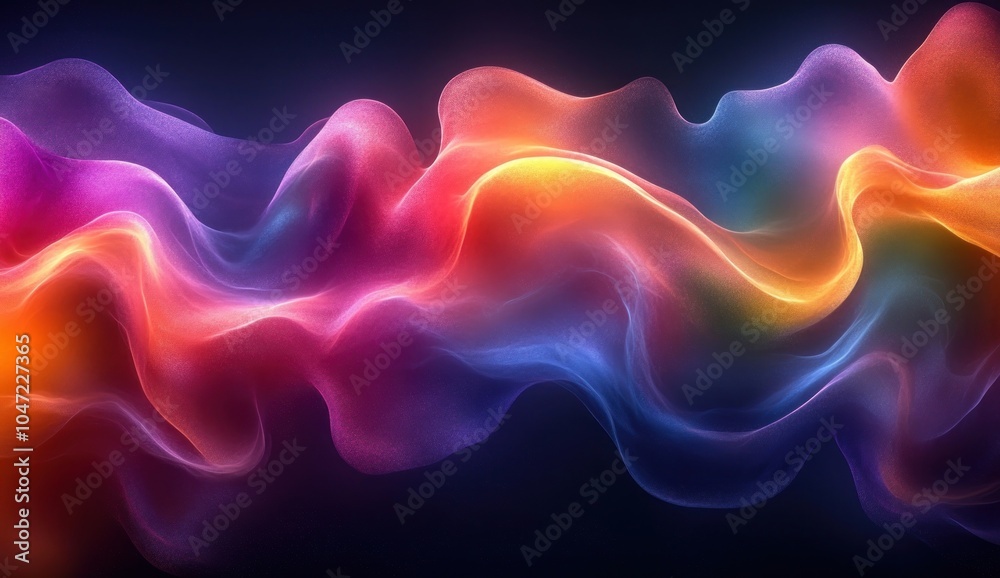 A vibrant, flowing wave of colors creating an abstract, dynamic visual effect. A vibrant, flowing wave of colors creating an abstract, dynamic visual effect.