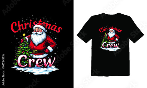 Christmas Cheer Crew T-Shirt Design