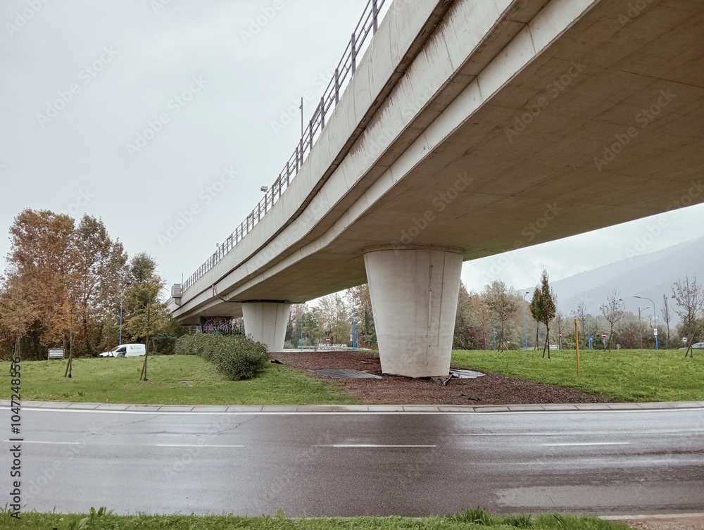 bridge over the road
