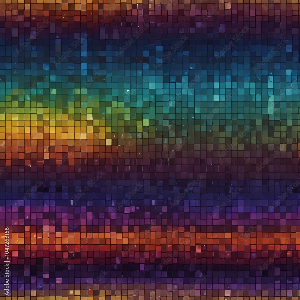 Gradient pixelated abstract background in vibrant colors Gradient pixelated abstract background in vibrant colors