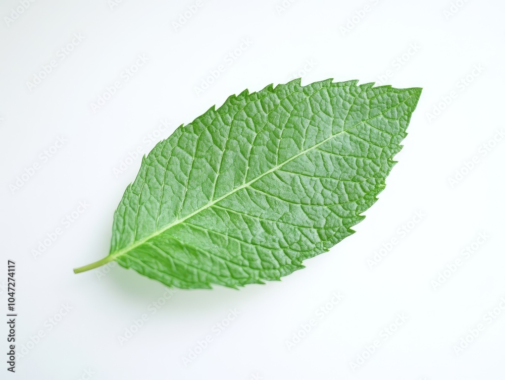 green leaf isolated on white green leaf isolated on white