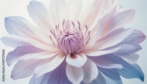Close-Up of Pastel-Colored Flower in Soft Focus