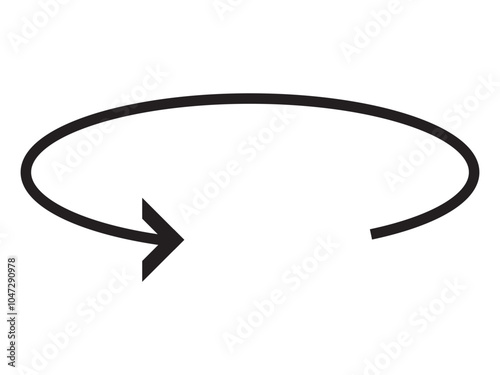 Round and Rotation arrow icon with angle 45, 90, 180, 360 degrees vector illustration. angles of turn swivel icon 45 to 360 degrees icon.
