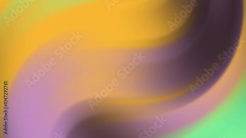 Green, yellow and purple blurred gradient background. Suitable for vibrant presentations, website headers, or abstract designs in Halloween or fall vibes.
