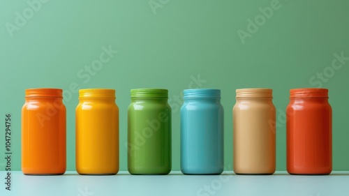 Visualization of essential amino acids in postworkout recovery drinks, soft vibrant colors, Amino acids in recovery drinks, Fitness and muscle repair photo