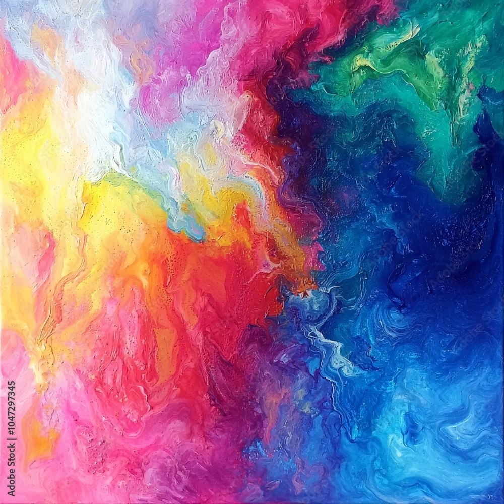 Abstract art representing the mind and emotional health, vibrant colors, Abstract art representing the mind and emotional health, vibrant colors,