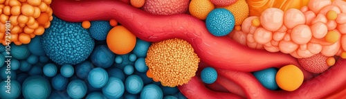 Artistic representation of casein protein forming a solid gel in the stomach, vibrant energy patterns, Casein protein digestion, Slowrelease protein in action photo