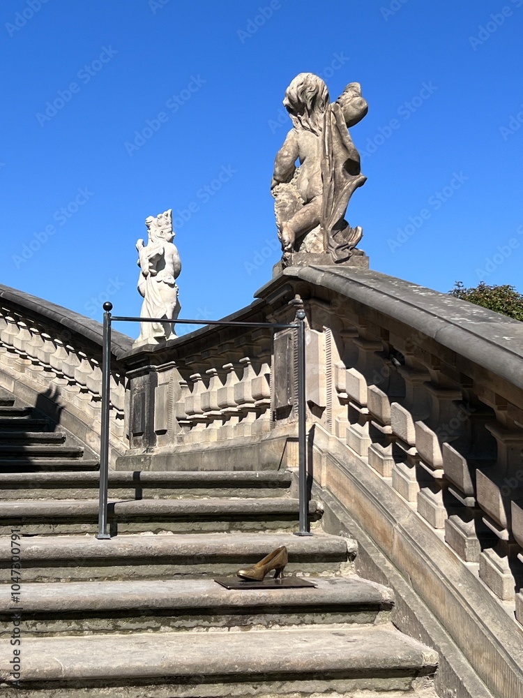 Obraz premium Cinderella's Slipper in Moritzburg Palace, Germany