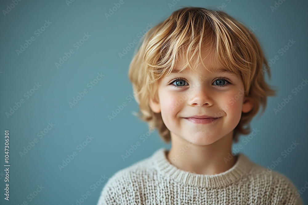 portrait of an white little boy with a smile portrait of an white little boy with a smile
