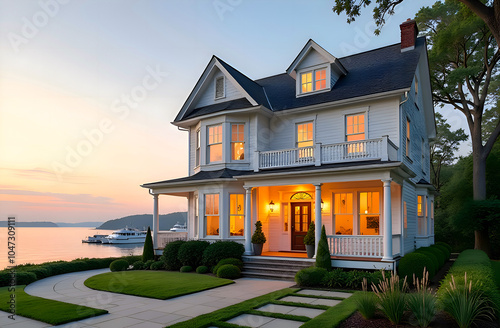 Victorian house on the seafront