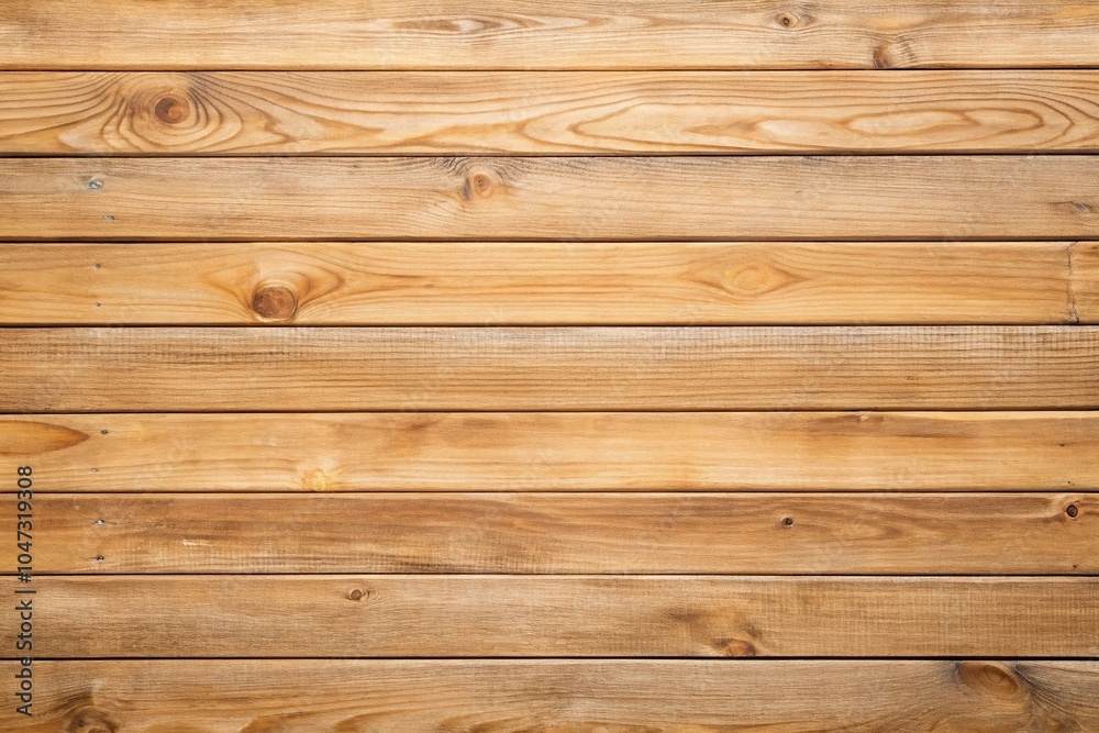 Fototapeta premium wooden texture background with light brown horizontal strips