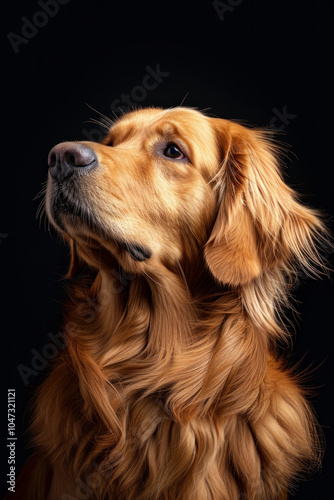 Wallpaper Mural Portrait of a golden retriever Torontodigital.ca