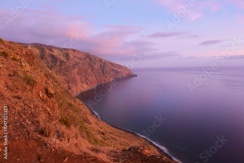 Sunset in Ponta do Pargo, Maadeira, Portugal