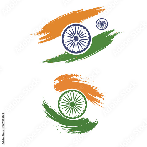 illustration of indian flag