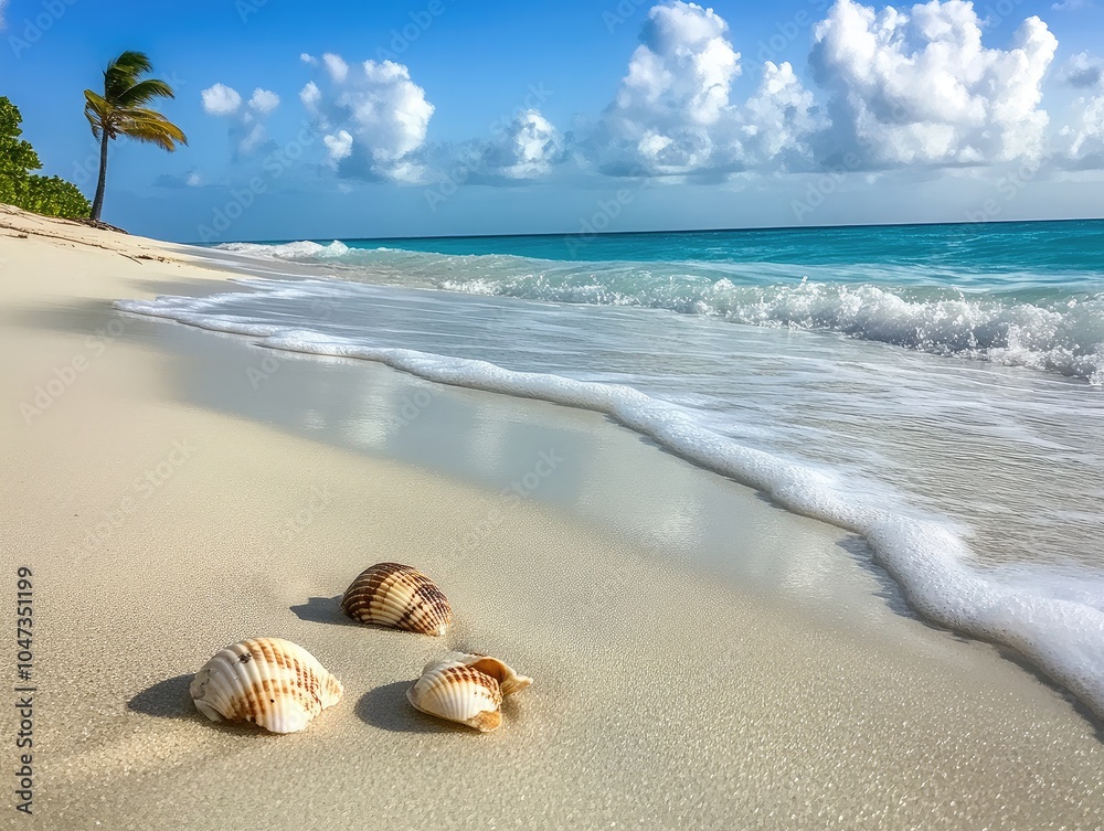 seashell on the beach seashell on the beach
