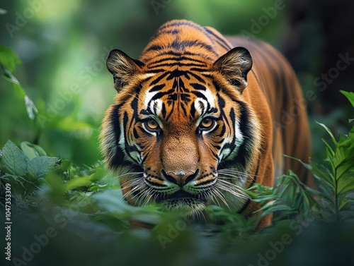 tiger in the zoo