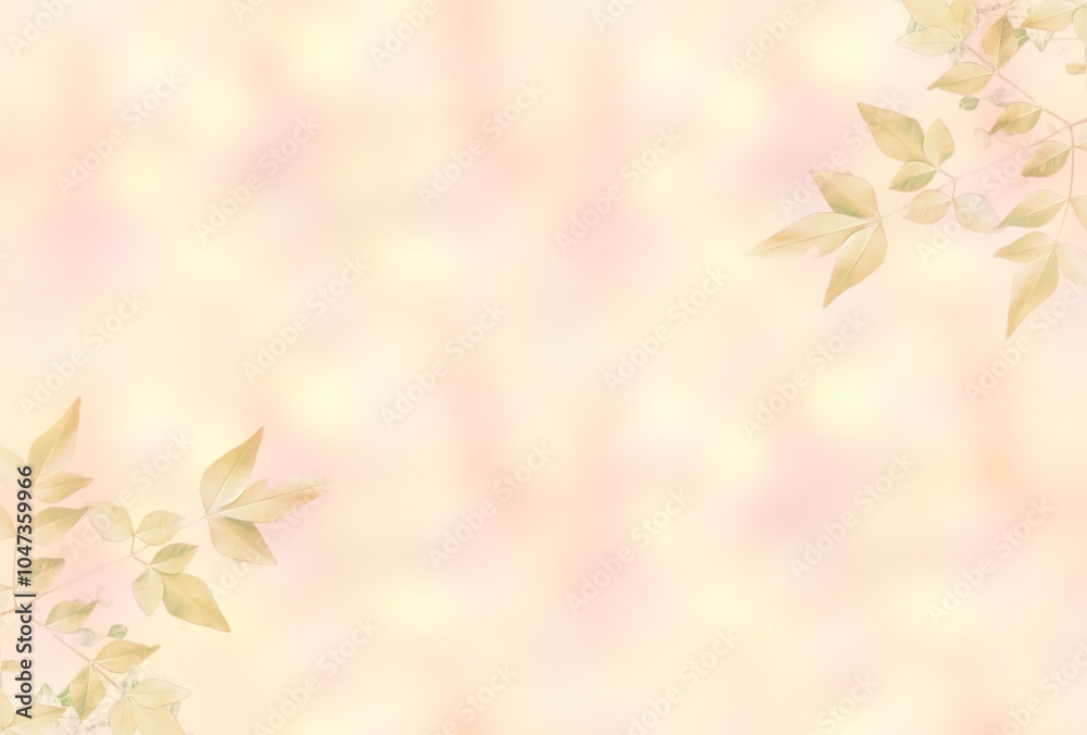 Fototapeta premium 秋を感じる背景イラスト