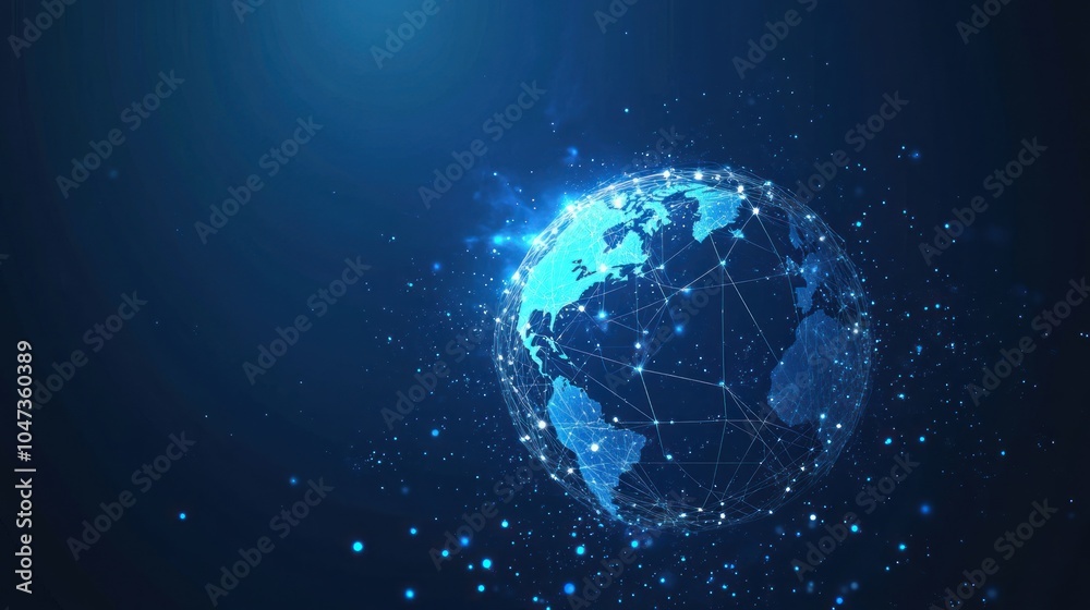 Global Network Illustration Global Network Illustration