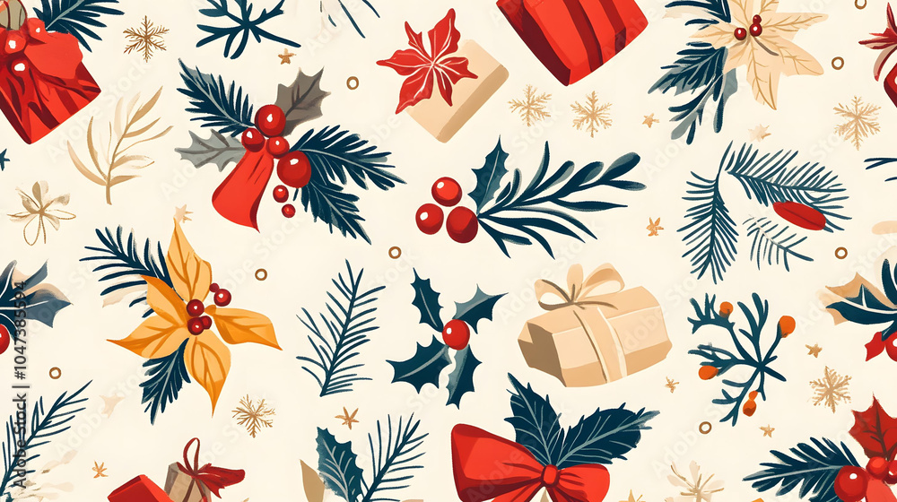 Festive holiday patterns Festive holiday patterns