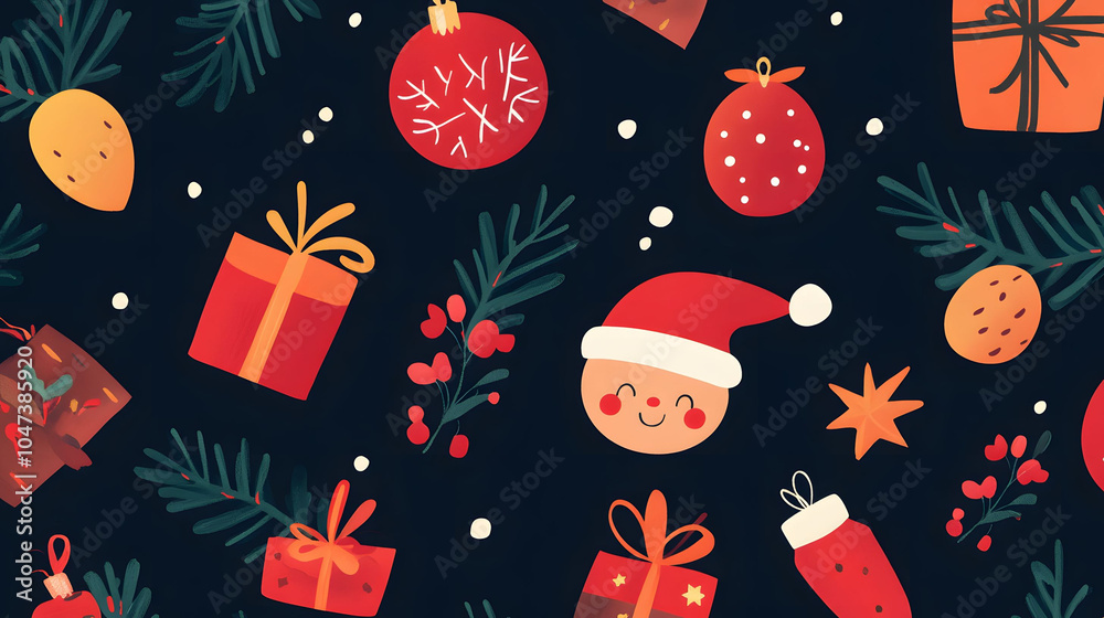 Festive cheer pattern Festive cheer pattern