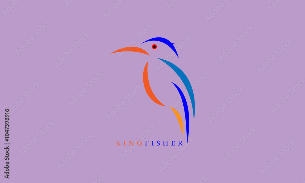 Fototapeta premium bird on pink background