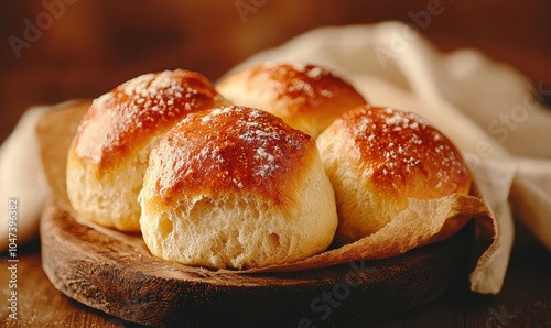 Delicious Homemade Dinner Rolls with a Golden Crust