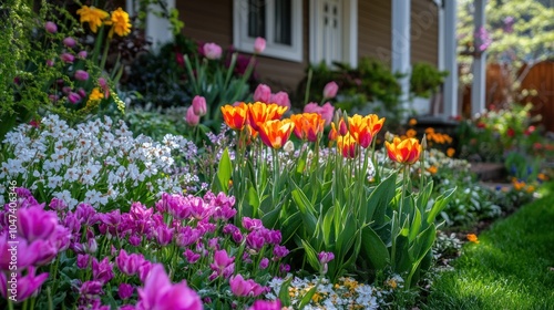 Colorful Spring Garden