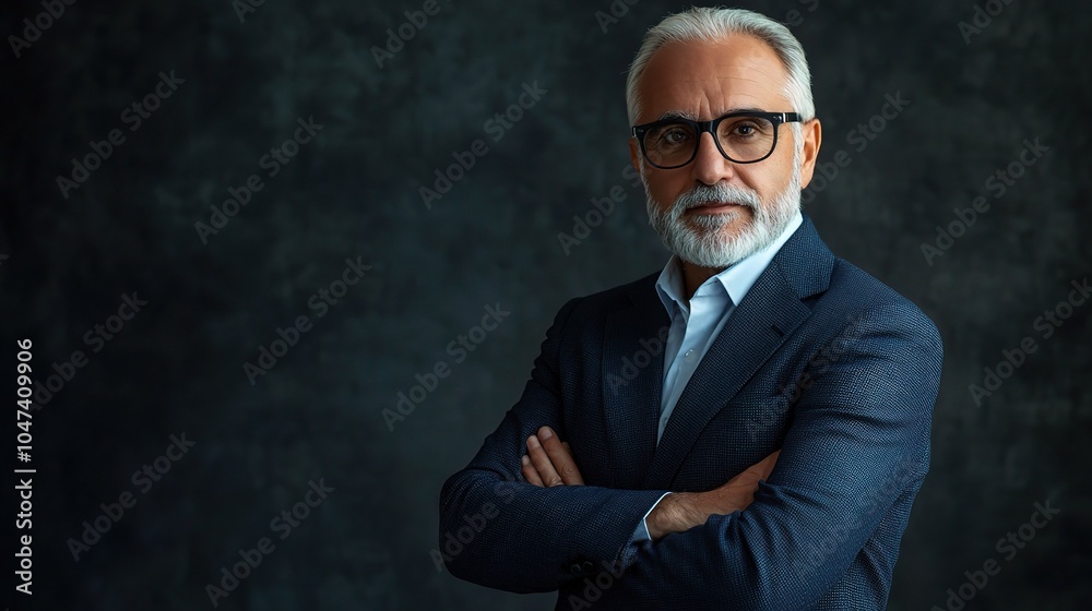 Confident Businessman in Professional Attire Confident Businessman in Professional Attire