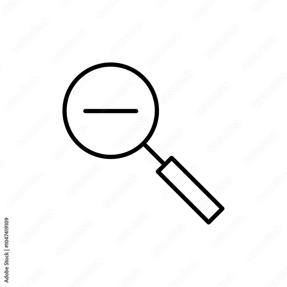 Zoom out icon logo set vector Zoom out icon logo set vector