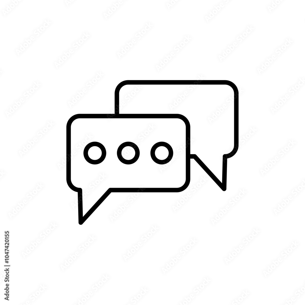 Chat icon logo set vector Chat icon logo set vector