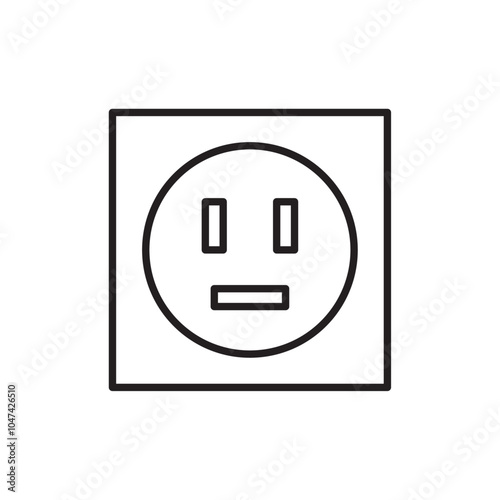 Socket icon logo set vector