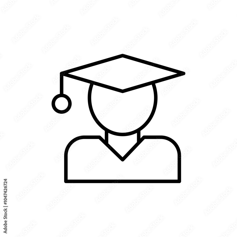 Student icon logo set vector Student icon logo set vector