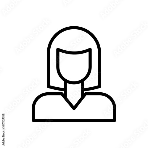 Woman icon logo set vector