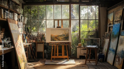 Art Studio with Natural Light