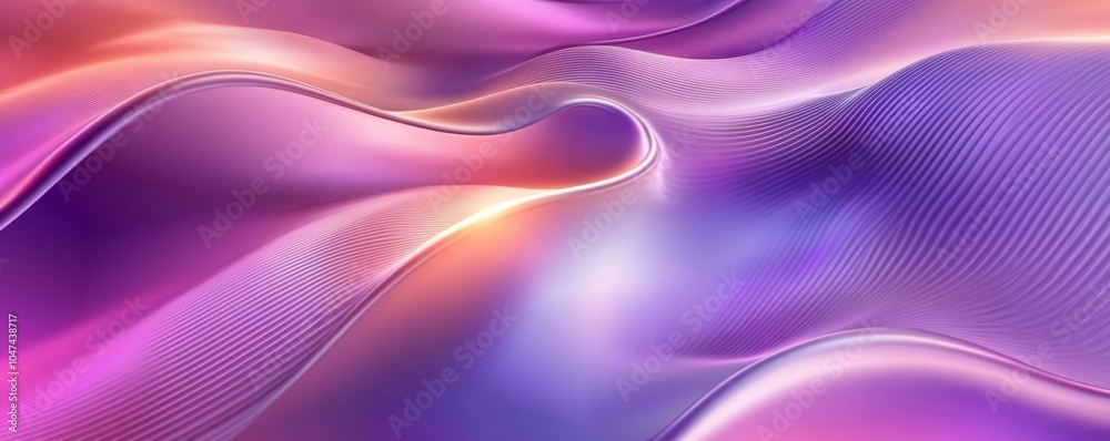 Abstract pink and purple waves flowing and glowing Abstract pink and purple waves flowing and glowing