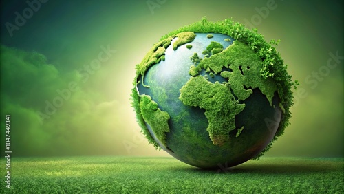 A pictoral representation of a green earth and green revolution photo