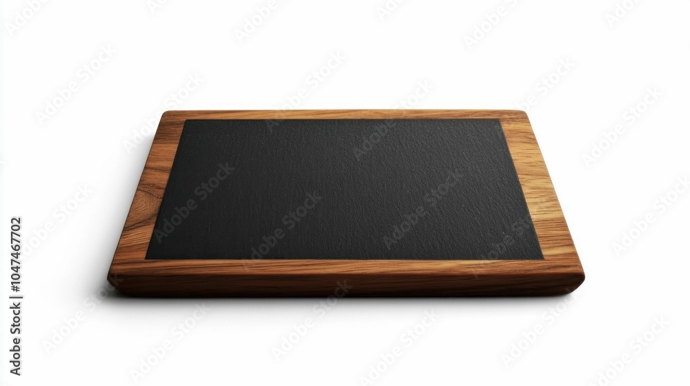 Blank Wooden Framed Chalkboard Isolated on White Background Blank Wooden Framed Chalkboard Isolated on White Background