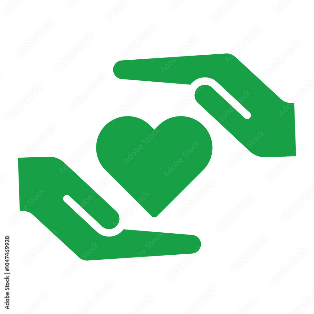 Vector icon of Made with love. This icon features hands with a heart, symbolizing care and quality in handmade or ethically produced items. Vector icon of Made with love. This icon features hands with a heart, symbolizing care and quality in handmade or ethically produced items.