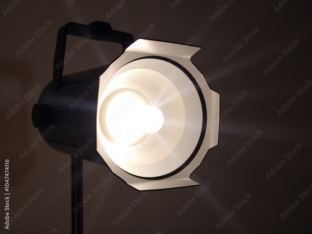 A spotlight illuminates the foreground against a dark, shadowy background, creating a dramatic contrast. A spotlight illuminates the foreground against a dark, shadowy background, creating a dramatic contrast.