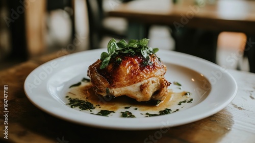 Delicious Roasted Chicken with Fresh Herbs