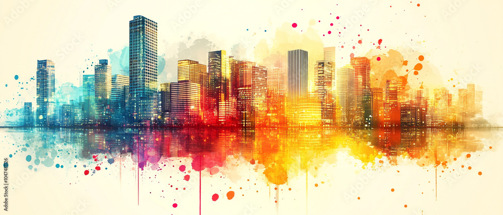 Fototapeta premium Abstract Business Background, Versatile 3D Rendering Art Wallpaper Design