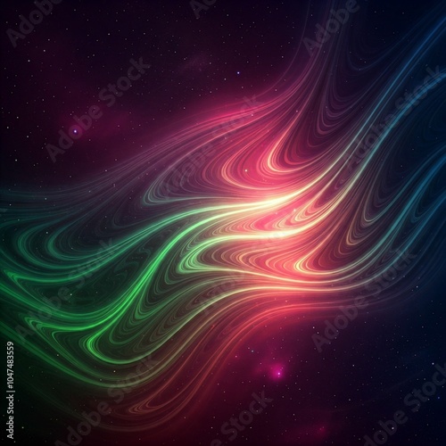 abstract background with glowing