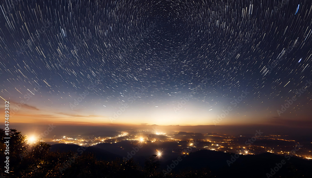 Twinkling golden starlight fills the night sky with a soft gentle glow that shines very bri_1(703) Twinkling golden starlight fills the night sky with a soft gentle glow that shines very bri_1(703)