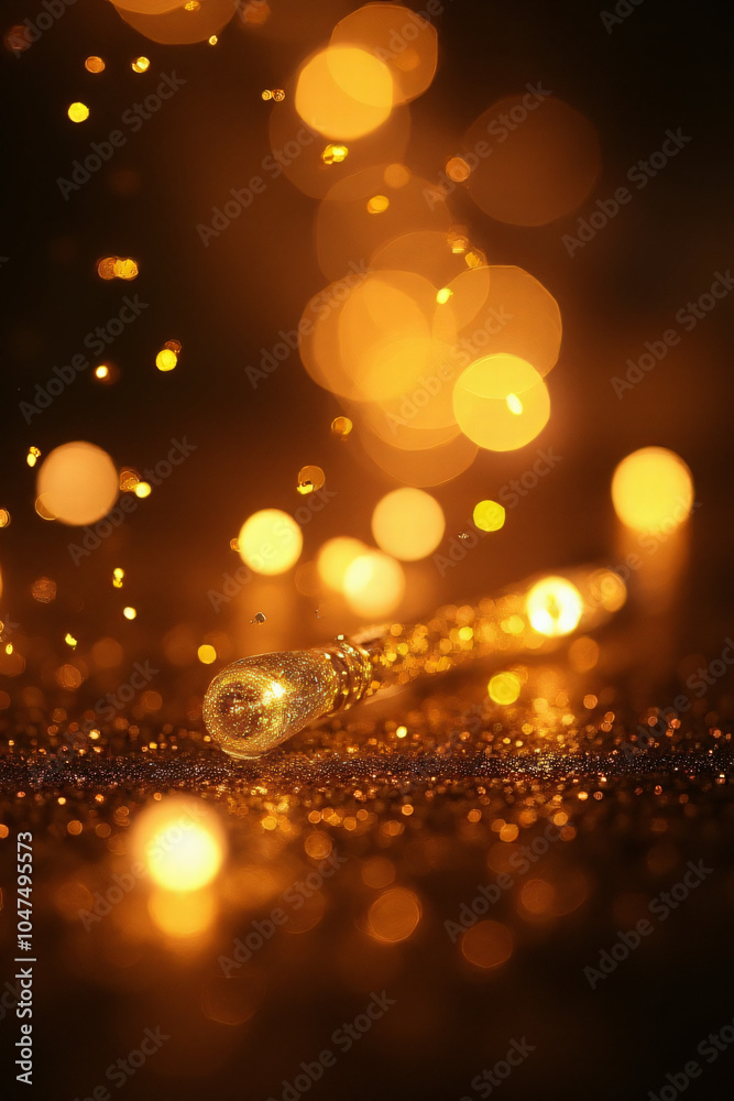 glittery christmas lights create beautiful abstract effect bokeh background festive holiday scene glittery christmas lights create beautiful abstract effect bokeh background festive holiday scene