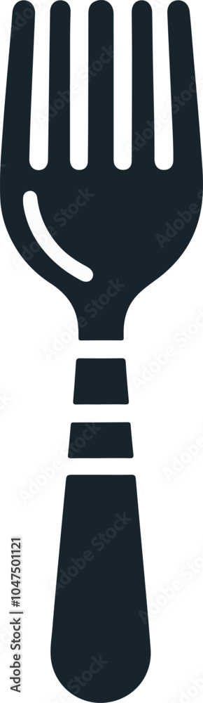 Obraz premium Fork, spoon vector